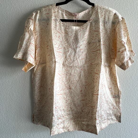 Eberjey New $258 Inez Washable Silk Short Sleeve Shorts Two Piece Set XS Marrc - Picture 3 of 11